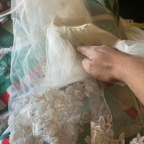 My extra wedding veil from David’s Bridal!